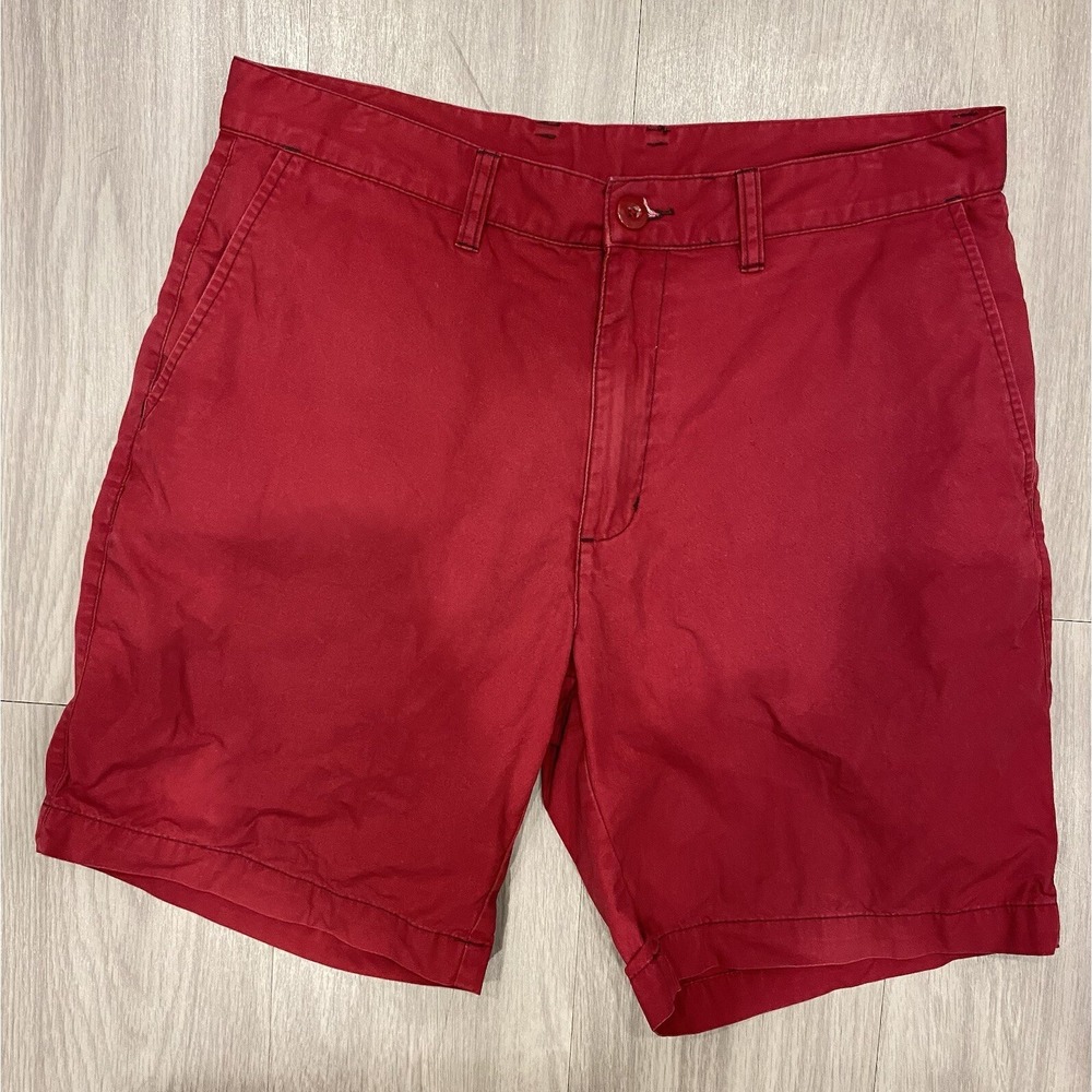Patagonia Shorts Mens 32‎ Red Outdoor Hiking Lightweight 100% Organic Cotton